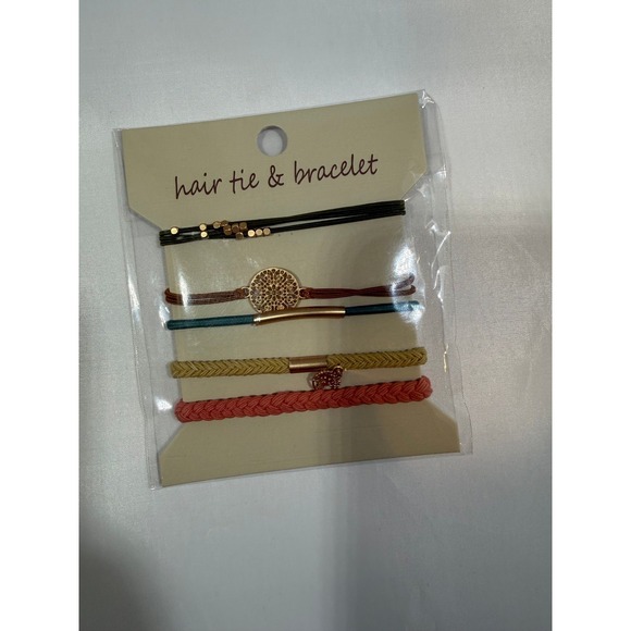 Other - Multicolored hair tie/bracelet set of five